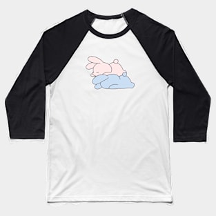 Sleepy bunnies rabbits Baseball T-Shirt